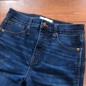 Madewell Navy Skinny Jeans
